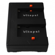 Vitopal NP-F Battery to V-Mount Battery Converter Adapter for LED Studio Panels